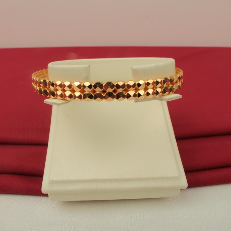 Gold earrings 21 karat