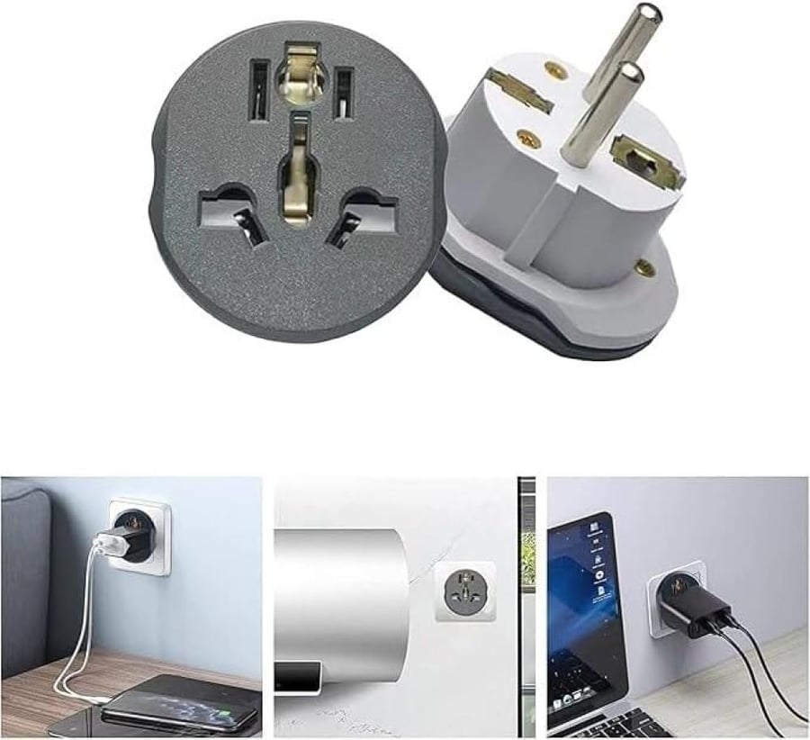 Power Plug Adapter Universal Travel Power Converter International Travel 20/40A 250V