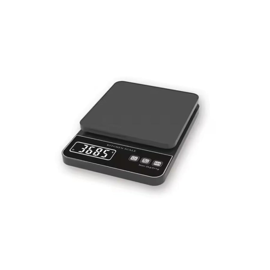 Digital Kitchen Scale with 5kg Capacity Precise 1g Graduation LCD Display with Tare Function Measures in Grams & Ounces Perfect for Cooking Baking Batteries Included (Color May Vary)