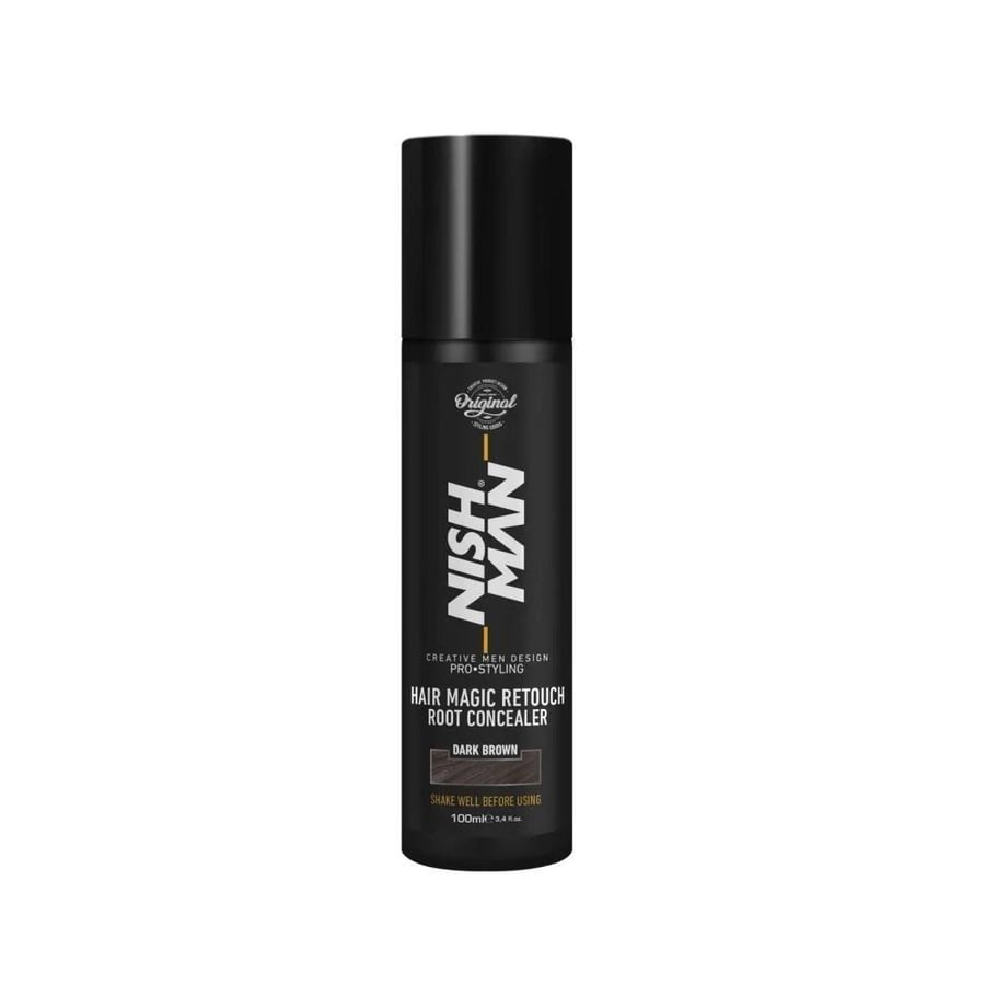 NISHMAN HAIR MAGIC RETOUCH ROOT CONCEALER - DARK BROWN