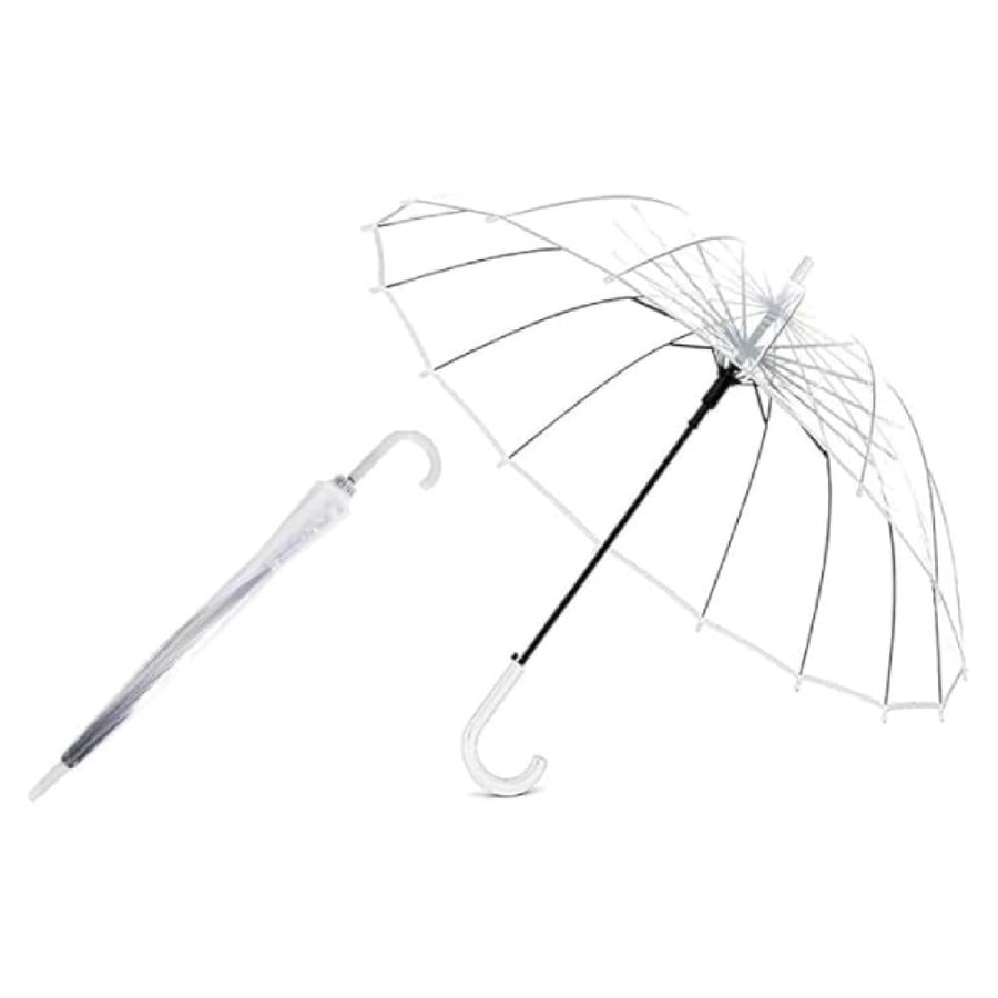 Transparent Umbrella Lightweight and Windproof | Ideal for Rainy Season Photoshoots Travel and Everyday Use | Reinforced 8-Bone Design for Maximum Durability and Protection