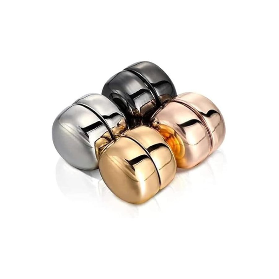 Hijab Magnets Scarf Pin Clip Multipurpose Round Shape Strong Grip Stylish Scarf Magnetic Pin Broche Accessory (Pack of 4)