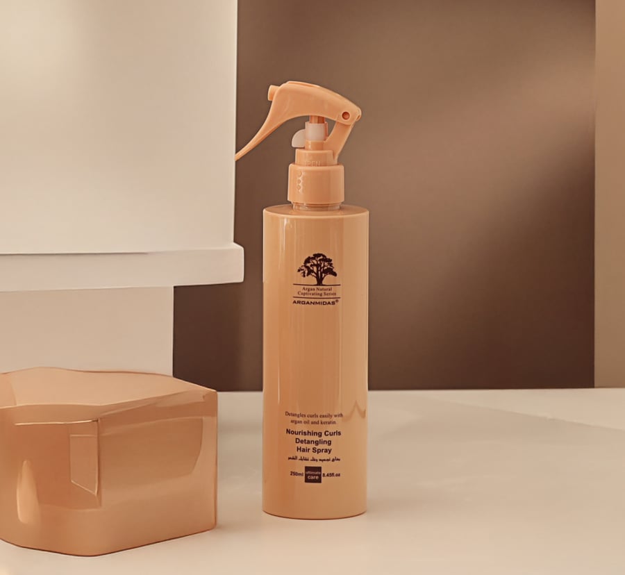 Arganmdias Nourishing Curly detangling hair spray