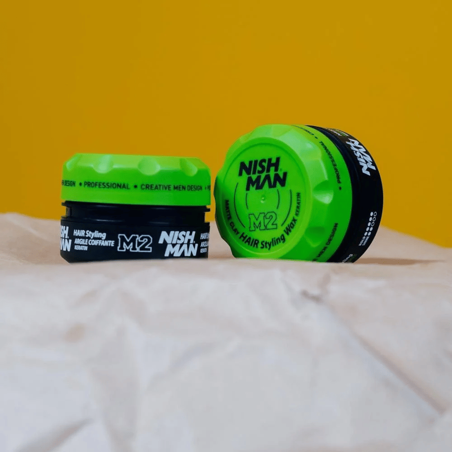 NISHMAN MATTE CLAY HAIR STYLING WAX KERATIN M2 100 ML