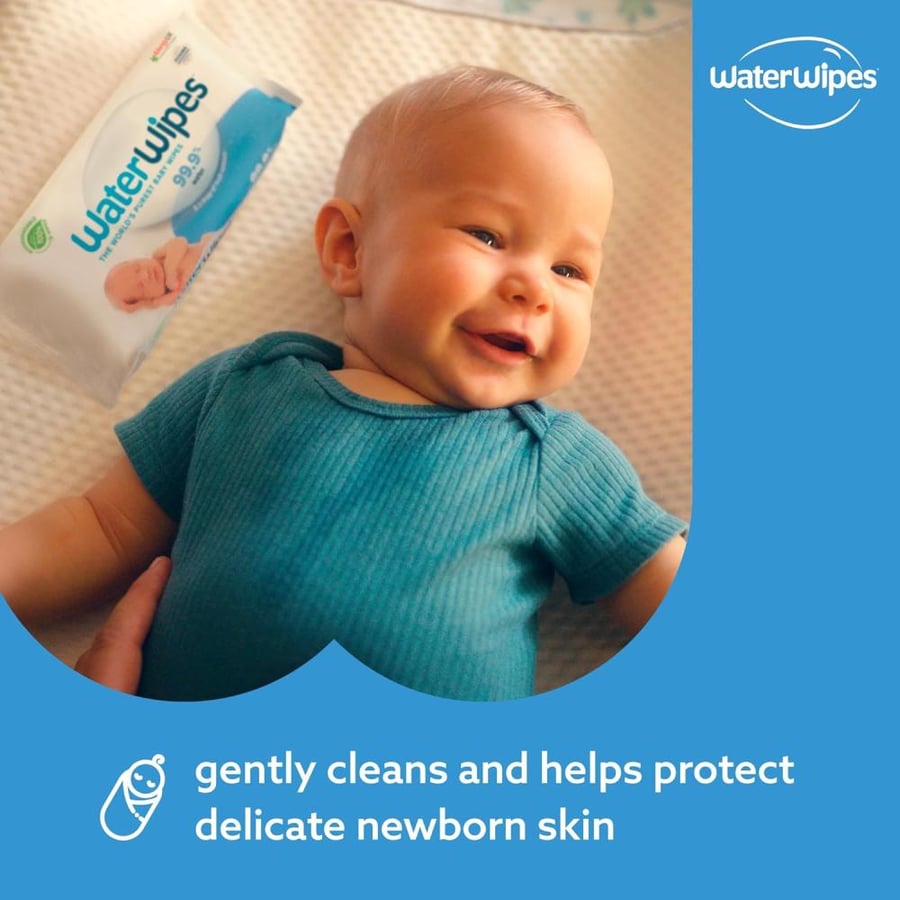 WaterWipes Sensitive, 12X60, 720 Baby Wet Wipes