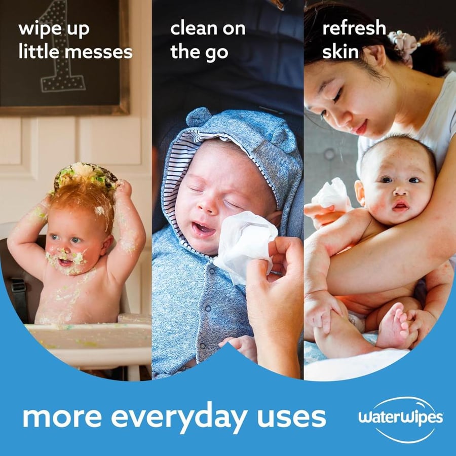 WaterWipes Sensitive, 12X60, 720 Baby Wet Wipes