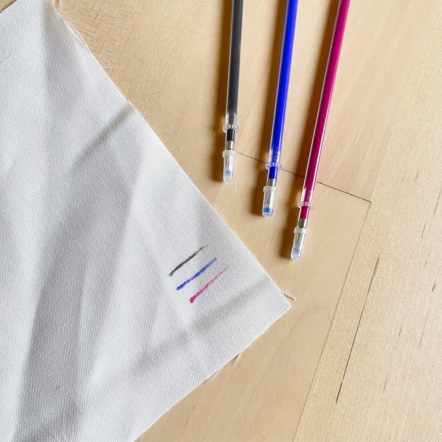 Removable pen by heat