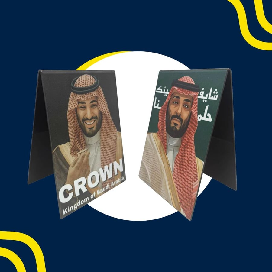 ستاند طاولة اكريليك بوجهين