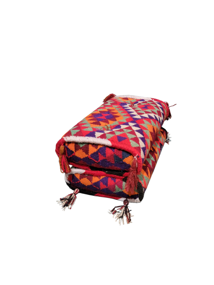 Iraqi double wool cushions with random pattern