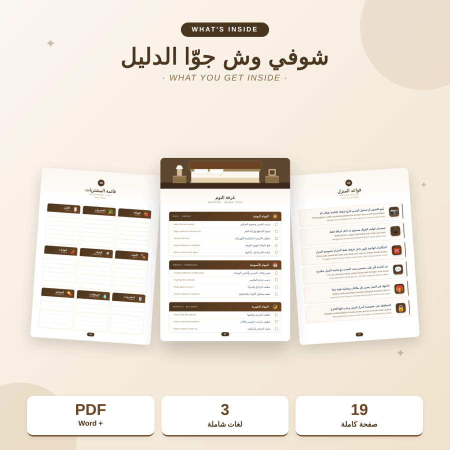 دليل العاملة المنزلية - الإندونيسية