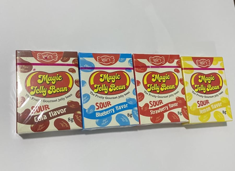 حلوى جيلي حامضه ( 4 نكهات ). 8g