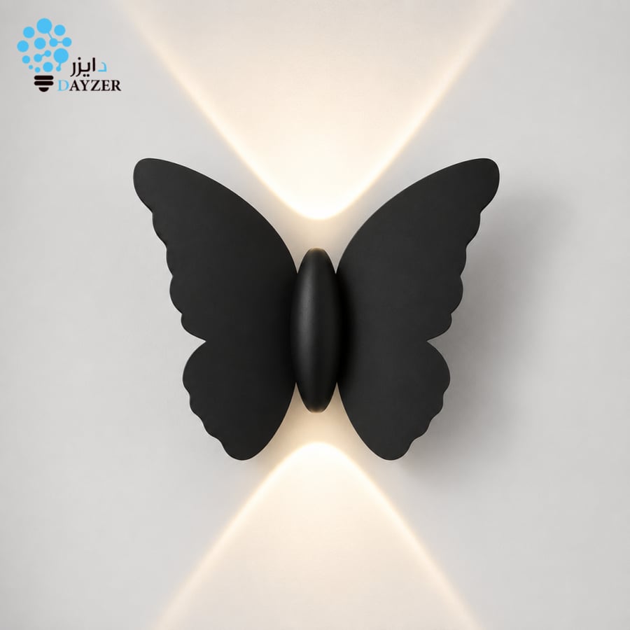 إنارة جدارية خارجية LED فراشة 7 واط 3000K IP54
