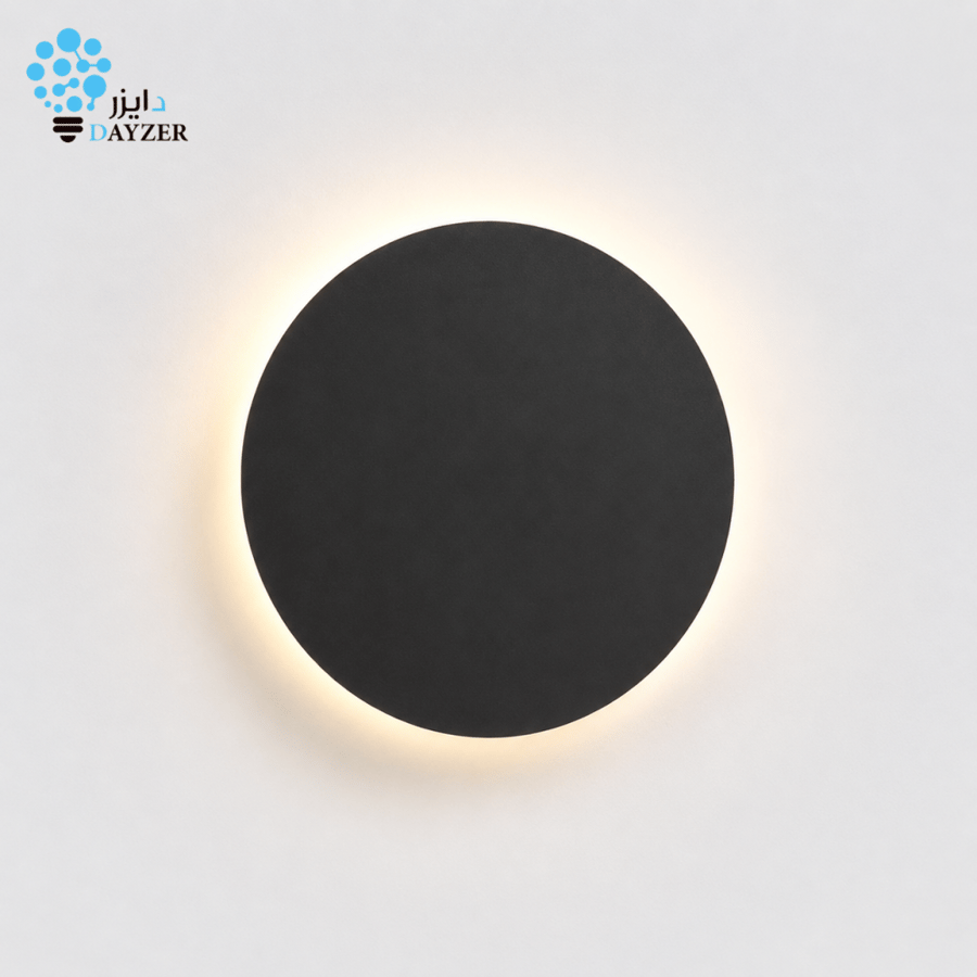 مصباح جداري LED خارجي دائري 7 واط مقاوم للماء IP65 3000K