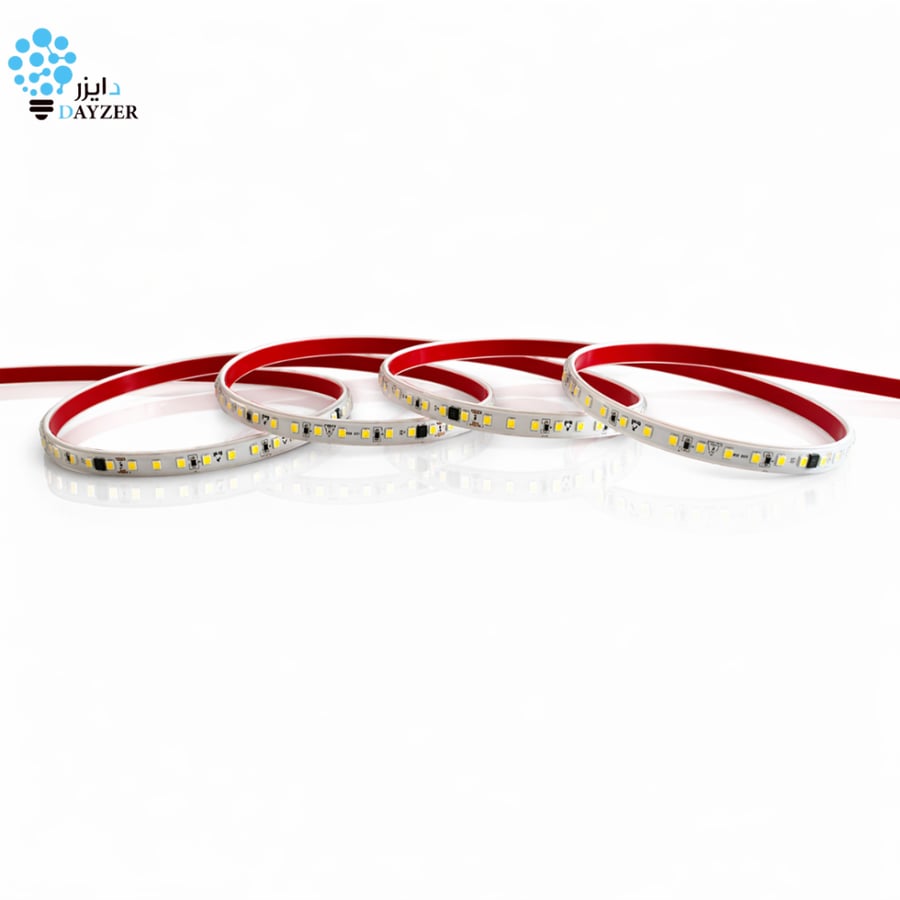 شريط إضاءة LED نحيف 220 فولت 10واط 50متر SMD دايزر للإنارة