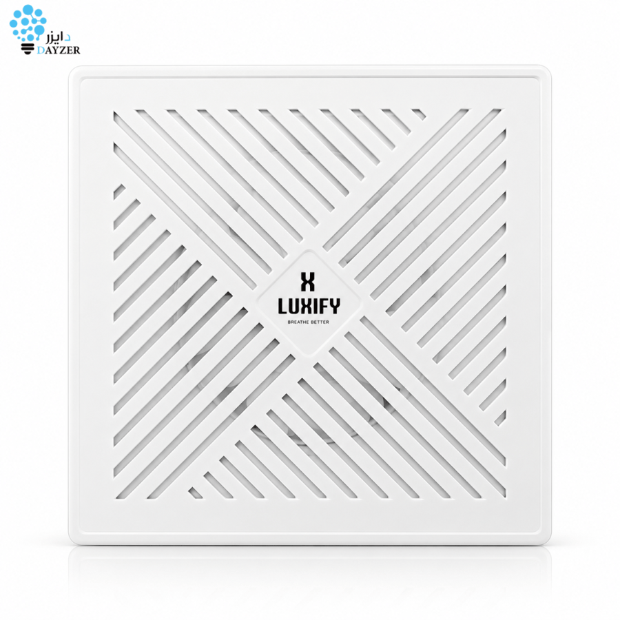 مروحة شفط جدارية 30×30 أبيض LUXIFY
