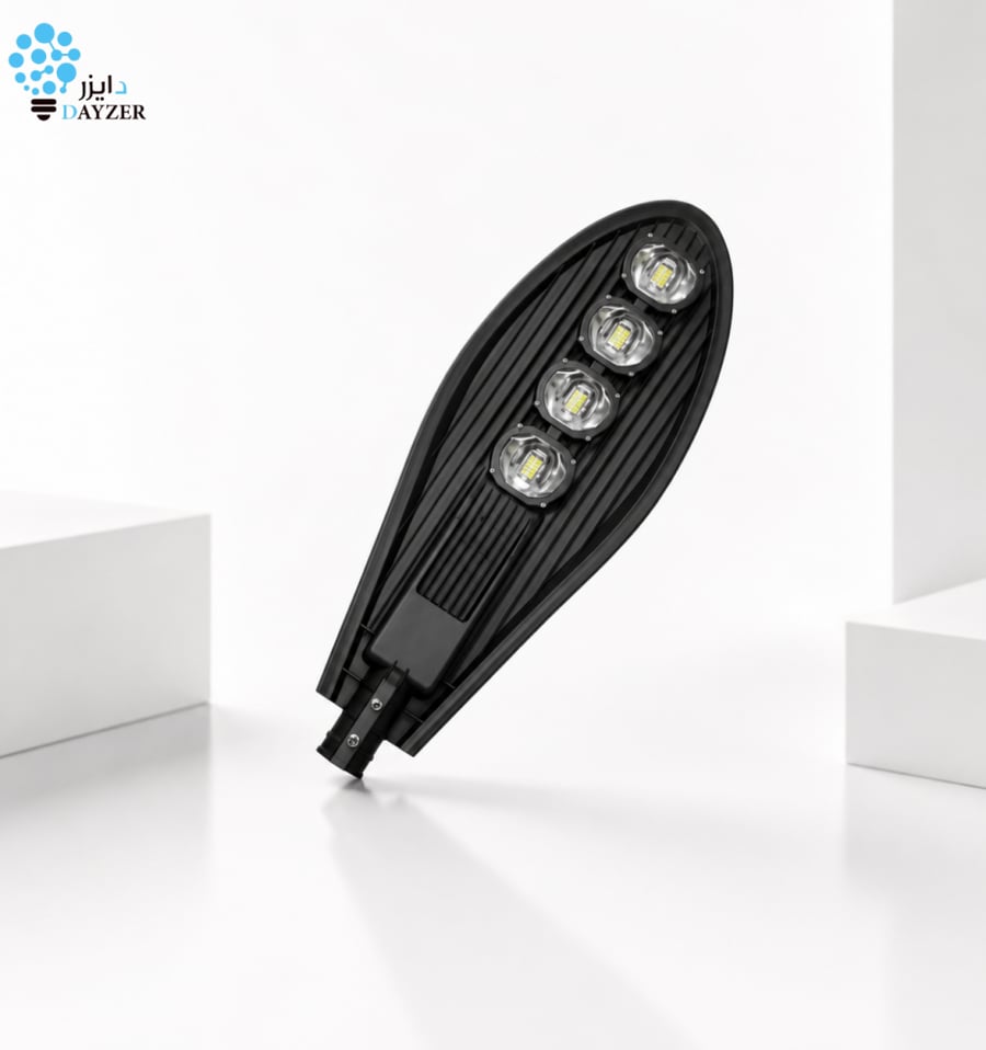 كشاف شارع كوبرا 200 واط 4 عدسات LED COB عالية الأداء