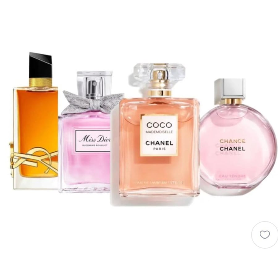 اربع عطور (كوكو شانيل-شانس شانيل -ليبر-مس ديور)