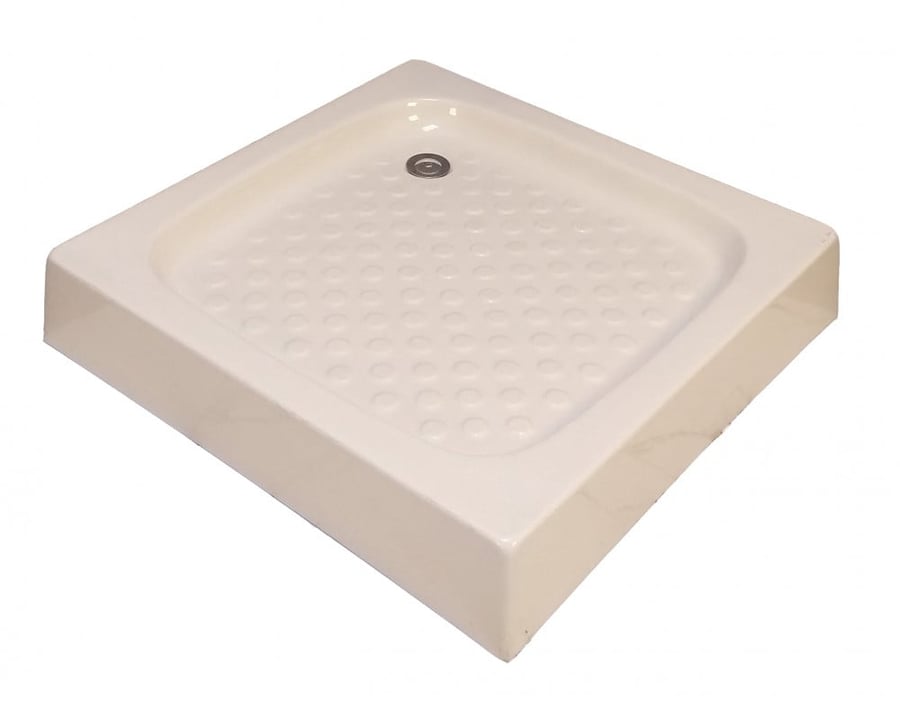 شاور 80X80 مربع بيج