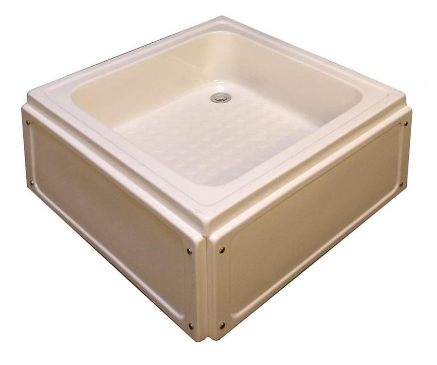 شاور مقاس 90X90 مربع عميق بيج