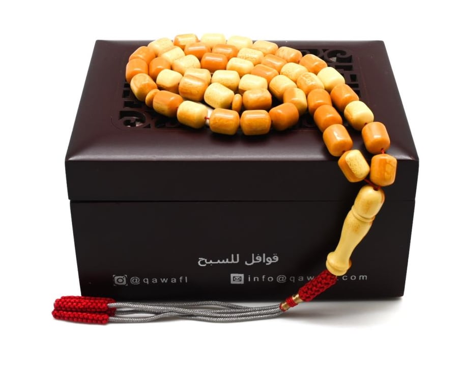 قوافل سبحة تراب الكهرمان بولندي بريحة AS0270