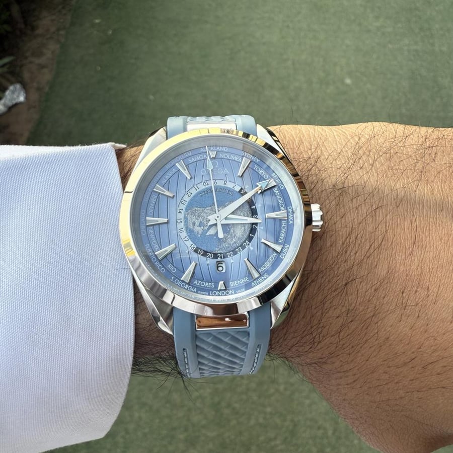 omega seamaster aqua تيفاني