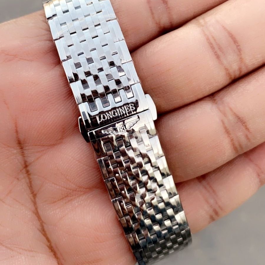 ساعة لونجين النحيفه الاسود Longines watch men