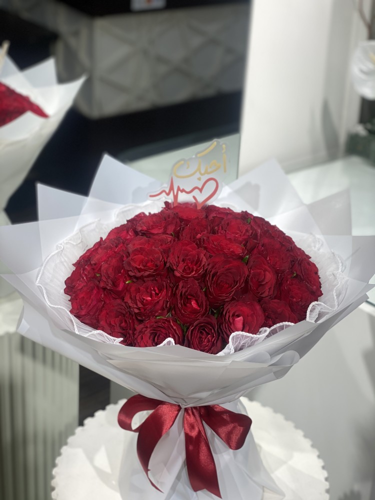 تنسيق بوكية احمر