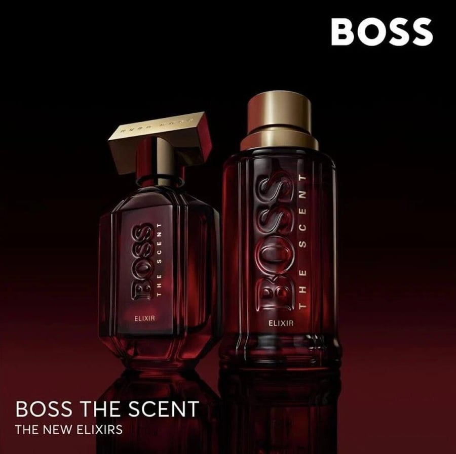 عطر هوغو بوس ذا سنت اليكسير الرجالي بارفيوم انتنس -100مل
