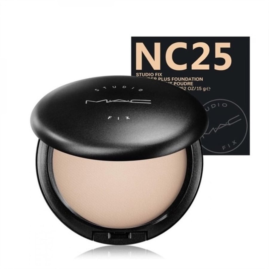 ماك ستوديو بودرة أساس مضغوطة فيكس NC25