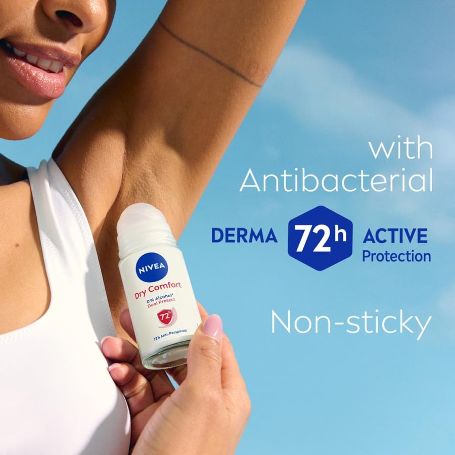 مزيل العرق رول اون دراي كمفورت من نيفيا -50مل