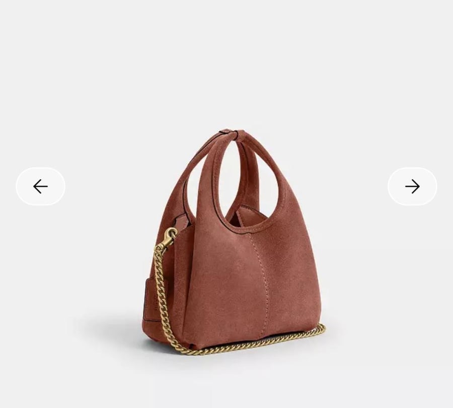 حقيبه كوتش المقاس الصغير  مخمل Lana Shoulder Bag 19