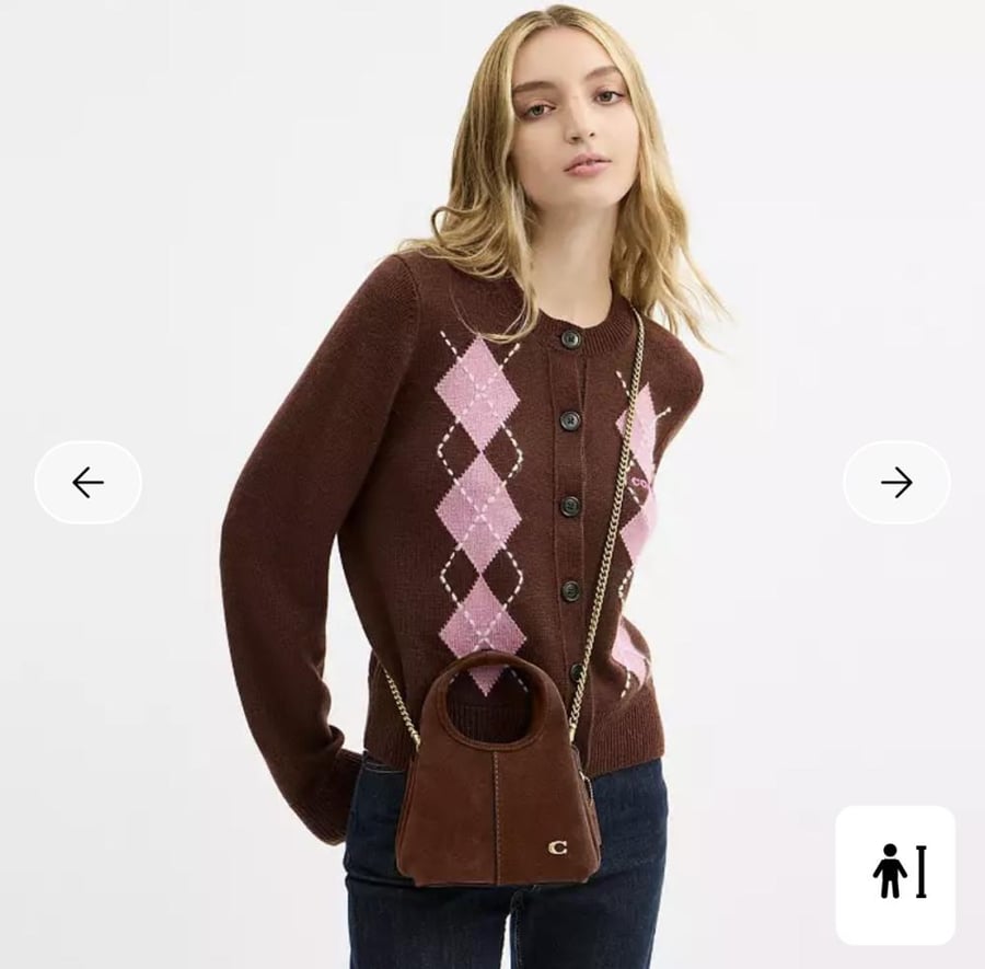 حقيبه كوتش المقاس الصغير مخمل Lana Shoulder Bag 19