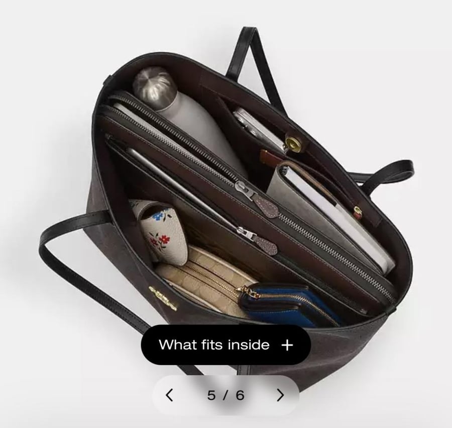 حقيبه كوتش المقاس الكبير City Tote