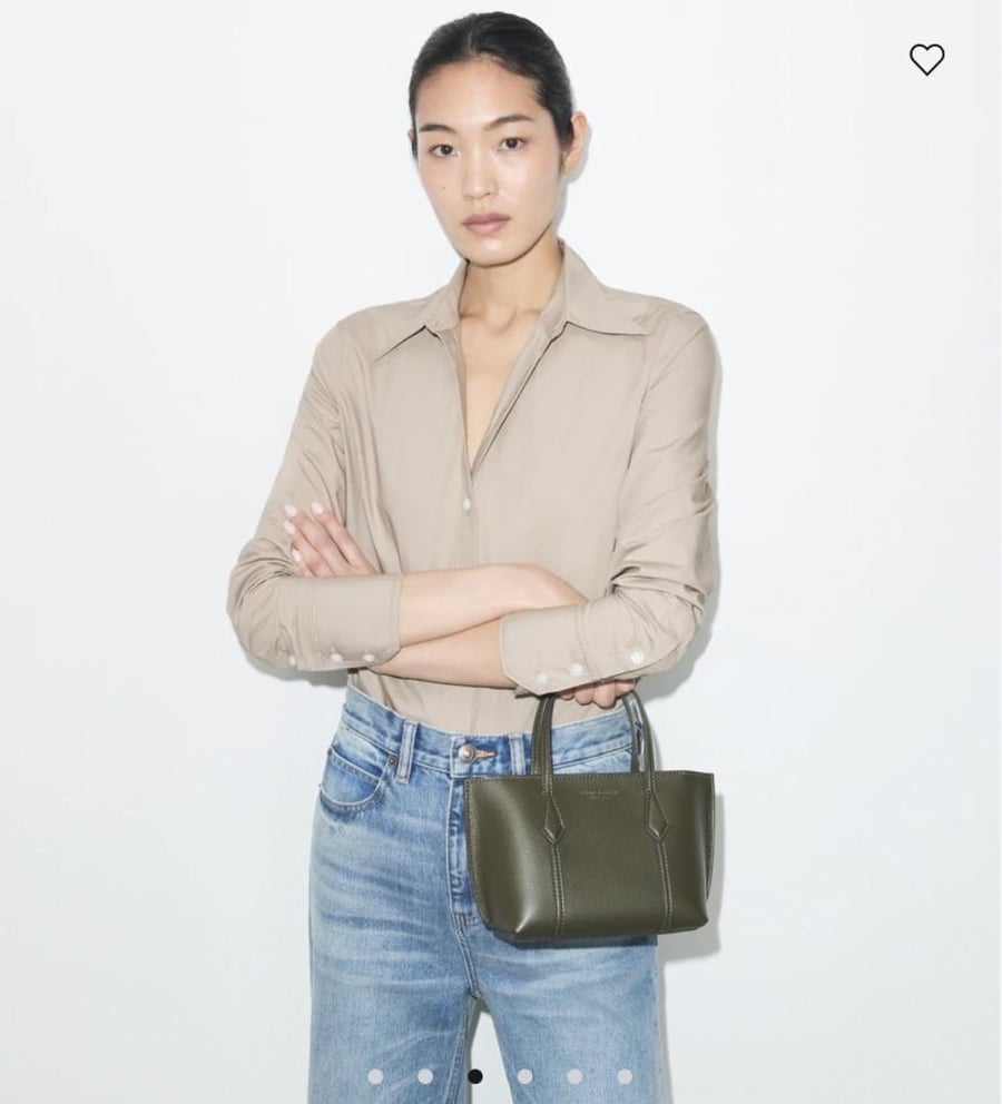حقيبه توري بورش المقاس الصغير MINI PERRY TOTE