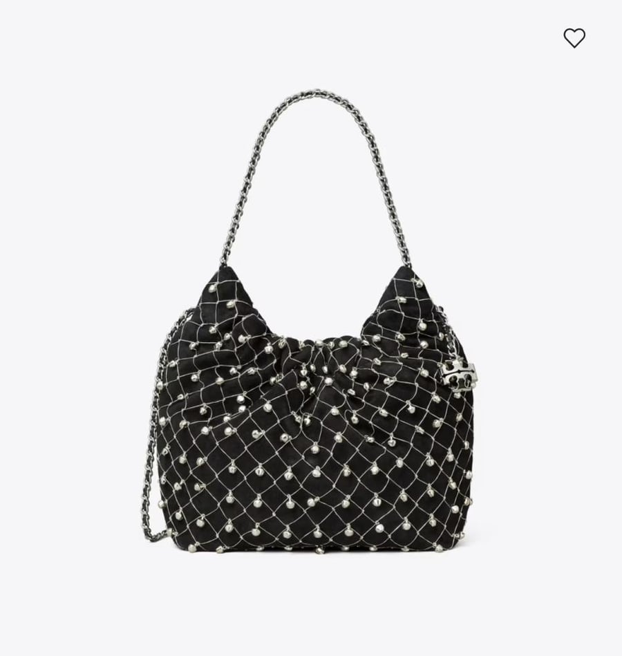 حقيبه توري بورش MINI FLEMING BELL HOBO BAG