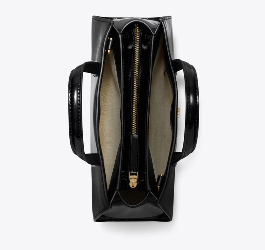 حقيبه توري بورش MINI PATENT LEATHER TOTE