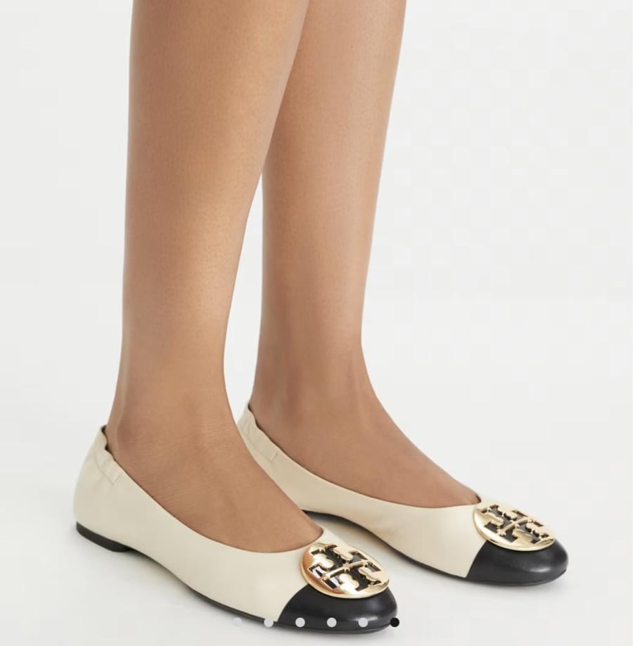 حذاء توري بورش CLAIRE CAP-TOE BALLET