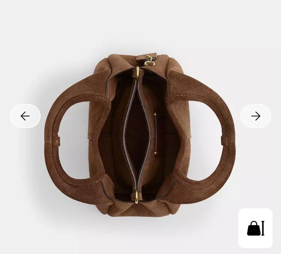 حقيبه كوتش المقاس الصغير مخمل Lana Shoulder Bag 19