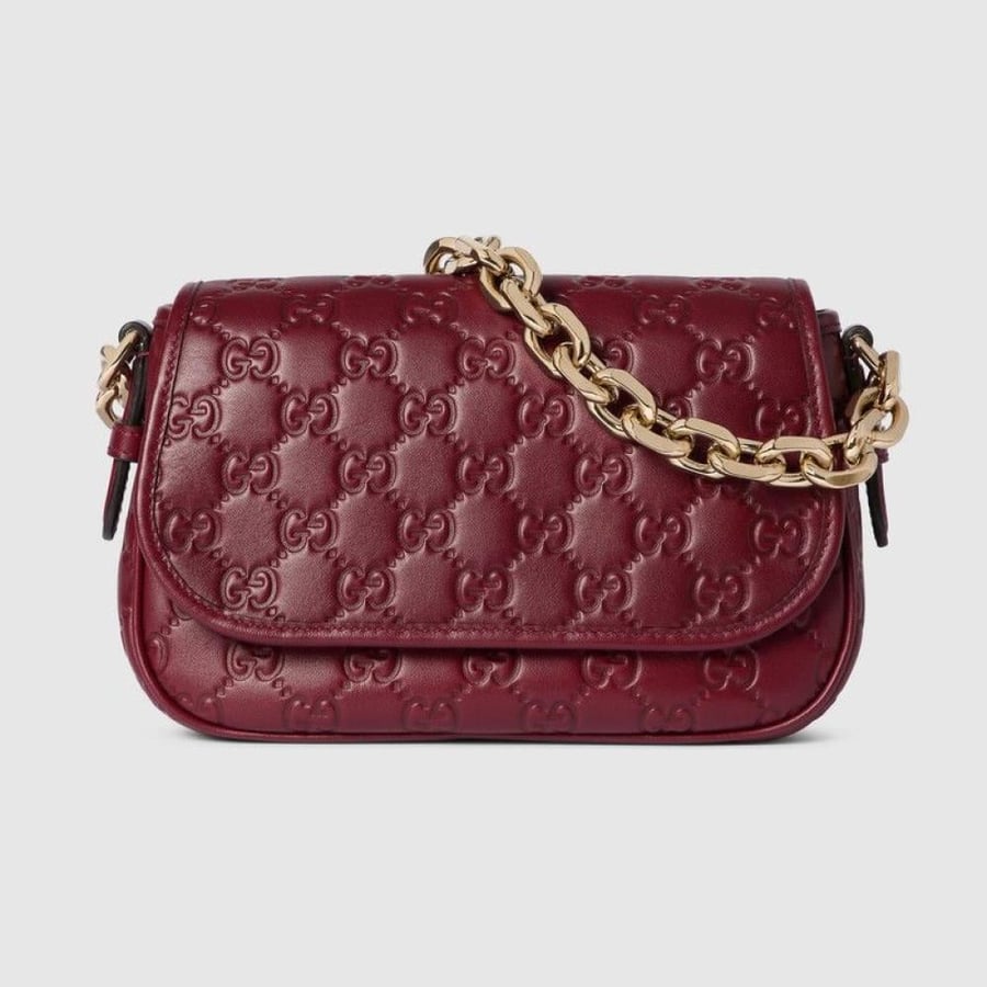 حقيبه قوتشي Gucci GG Emblem Small Shoulder Bag