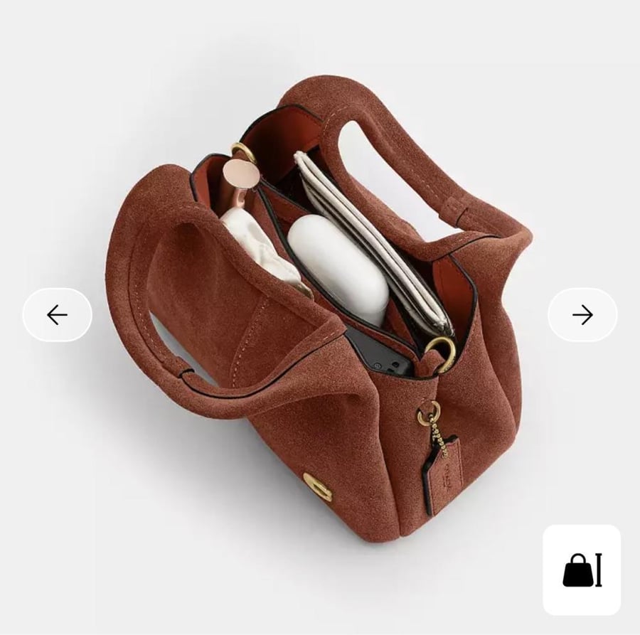 حقيبه كوتش المقاس الصغير  مخمل Lana Shoulder Bag 19
