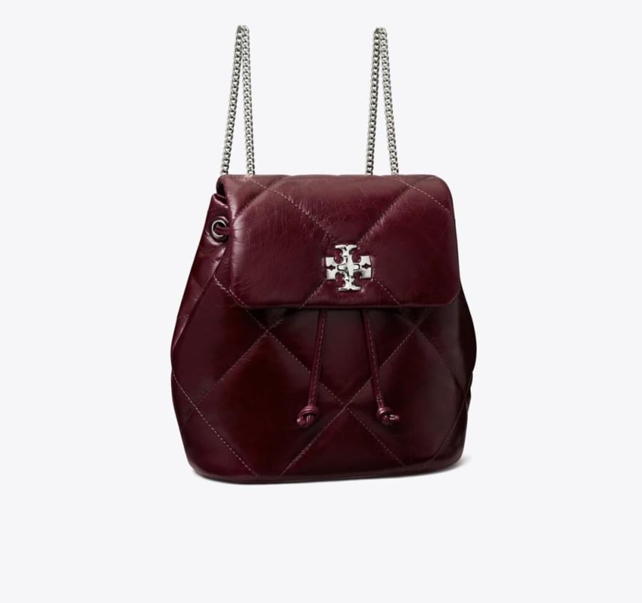 حقيبه توري بورش MINI KIRA DIAMOND QUILT BACKPACK
