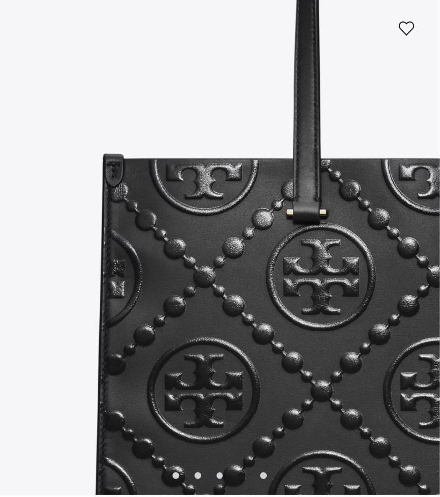 حقيبه توري بورش T MONOGRAM EMBOSSED TOTE