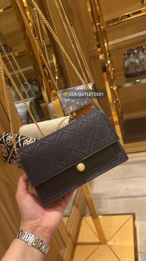 حقيبه توري بورش المقاس الصغير T MONOGRAM