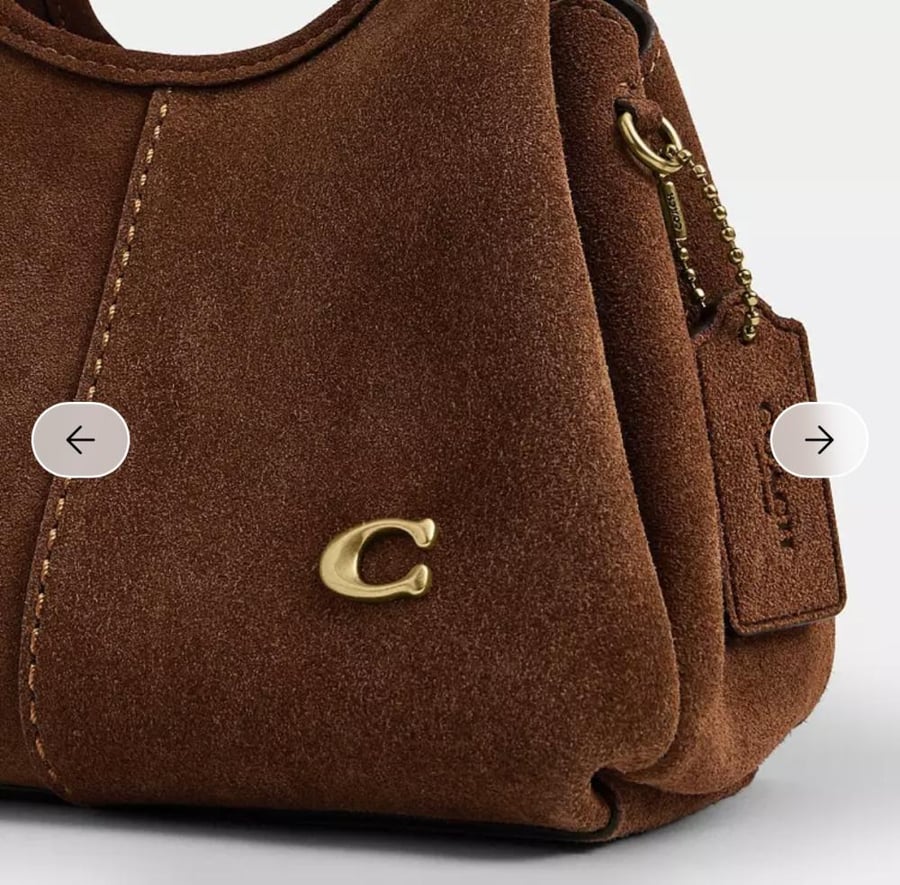 حقيبه كوتش المقاس الصغير مخمل Lana Shoulder Bag 19