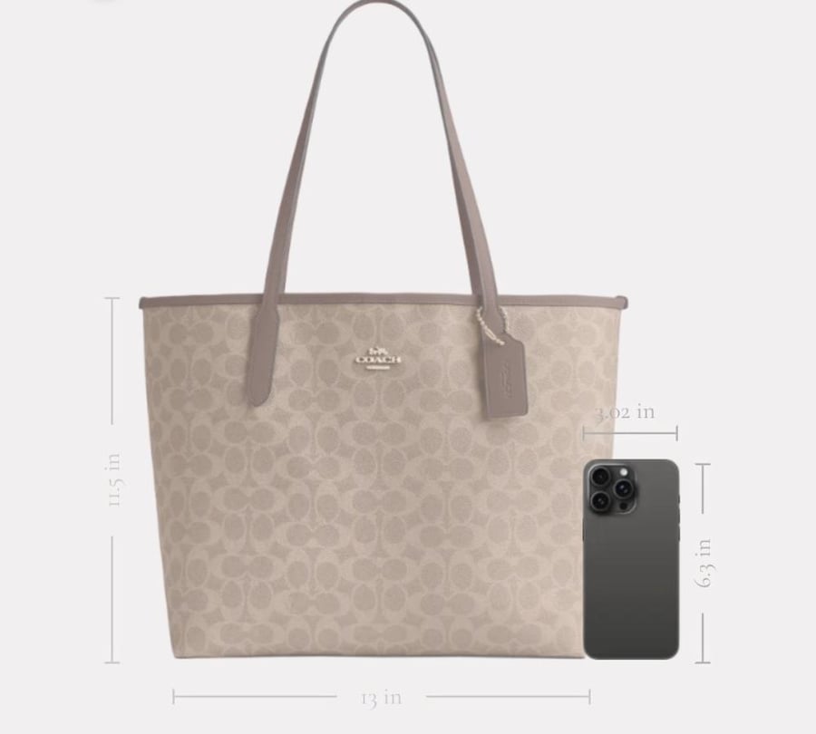 حقيبه كوتش المقاس الكبير City Tote