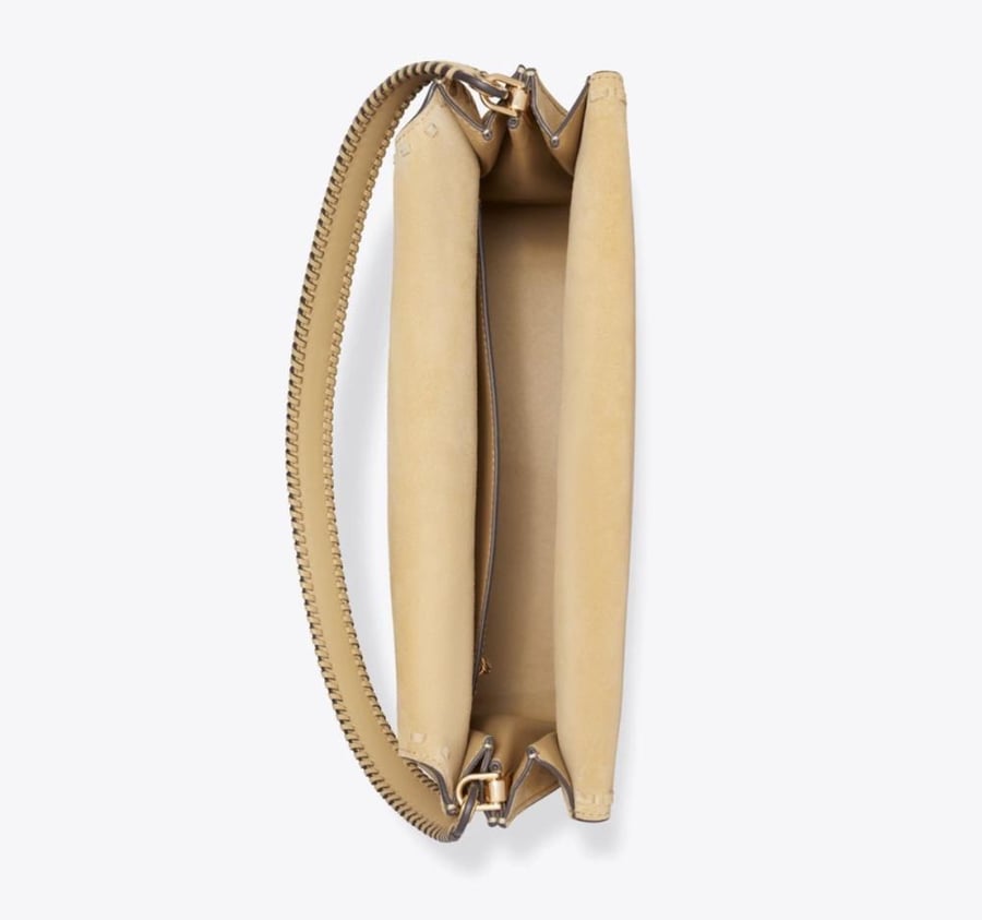 حقيبه توري بورش LARGE LEE RADZIWILL SUEDE SHOULDER BAG