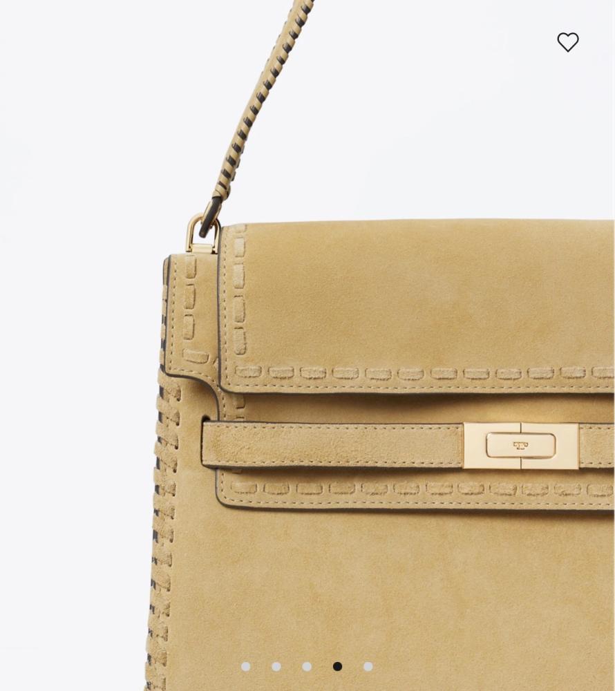 حقيبه توري بورش LARGE LEE RADZIWILL SUEDE SHOULDER BAG
