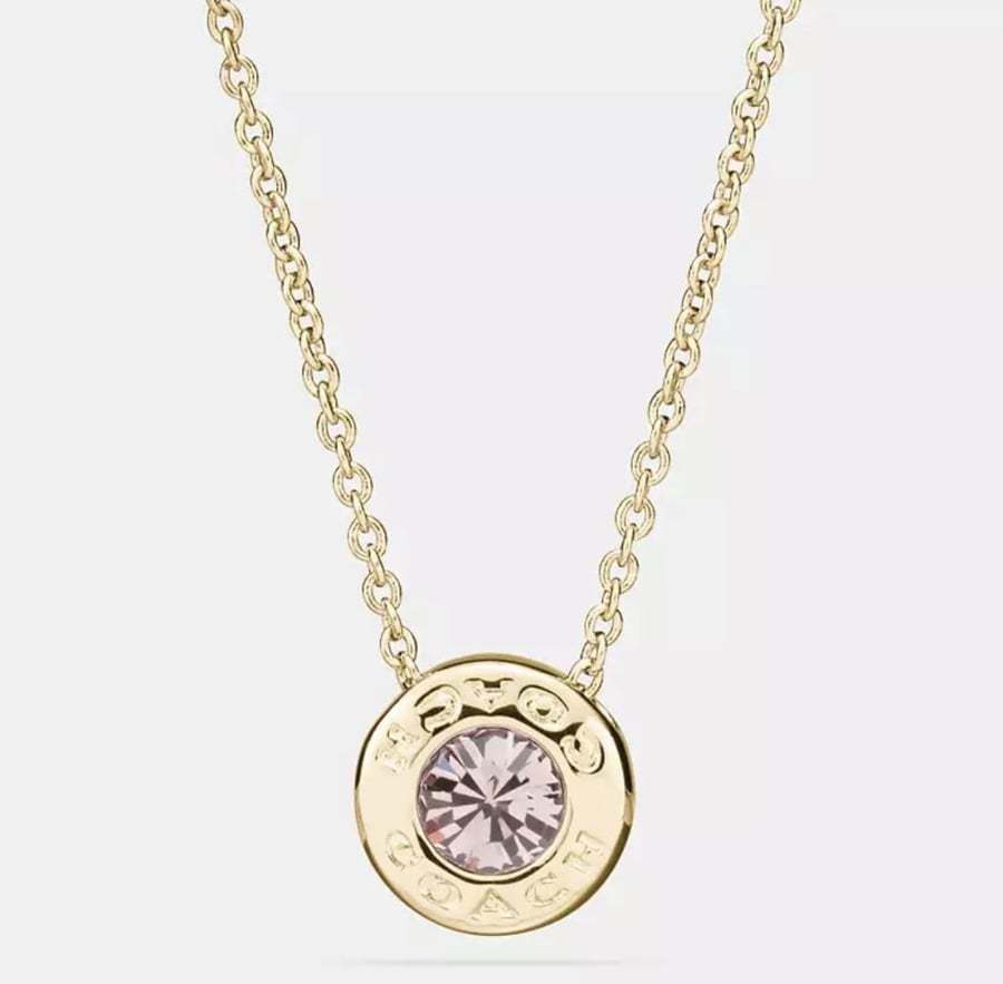 سلسال كوتش Open Circle Stone Necklace