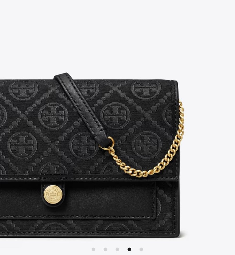 حقيبه توري بورش المقاس الصغير T MONOGRAM
