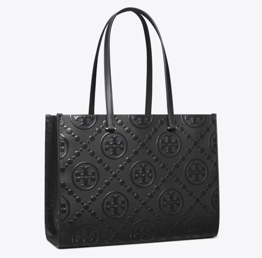 حقيبه توري بورش T MONOGRAM EMBOSSED TOTE